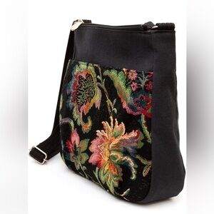 Crearekiki Made in Japan Gobelin Floral Crossbody Bag – Orchid – NWT